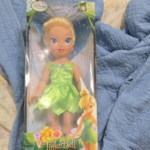 Disney Tinker Bell Doll in Shimmering Green Dress